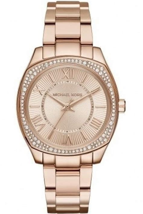 Michael Kors Mini Bryn Rose Gold Ladies Watch 